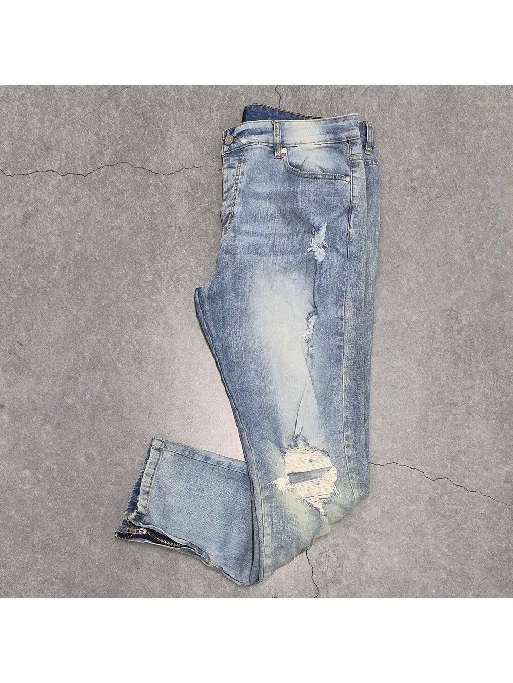 Boohoo Man Blue Denim Jeans